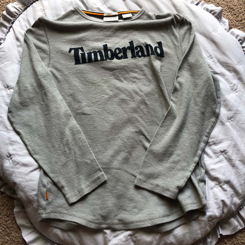 gray timberland shirt